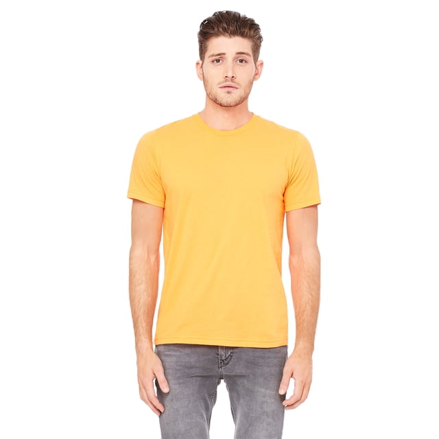 Camiseta de manga corta de polialgodón unisex Bella + Lienzo NEON ORANGE M 3650