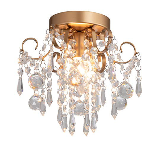 Mini Chandelier Crystal Ceiling Light, Mini Chandelier For Hallway