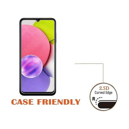 SaharaCase - ZeroDamage Ultra Strong+ Tempered Glass Screen Protector for Samsung Galaxy A72 5G (2-Pack) - Clear
