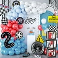 thumbnail image 6 of EMPIRE PARTY Supply Two Fast Race Car Birthday Party Decoration Kit for 2nd Birthday Boy, 134 Pieces, 6 of 7
