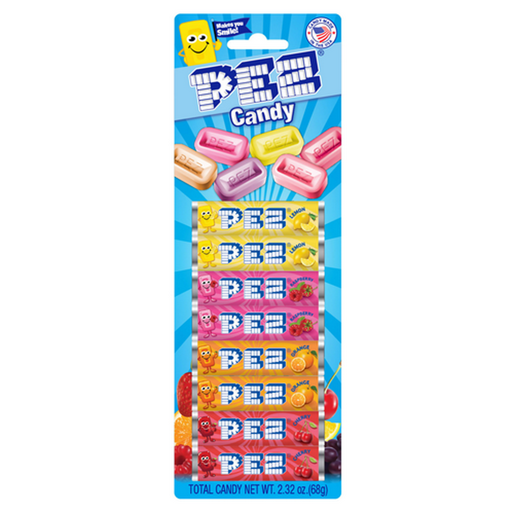 Assorted Fruit PEZ Candy Refill