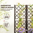 thumbnail image 4 of Outsunny Plastic Raised Bed, Garden Box with Trellis, 32" x 16" x 48", 4 of 9