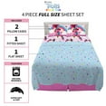 thumbnail image 3 of Franco NB2508 Kids Bedding Super Soft Microfiber Sheet Set, 4 Piece Full Size, Trolls World Tour, 3 of 5