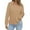 Khaki, variant on Lightweight Sweatshirts for Women Oversized V Neck Pullover Casual Long Sleeve Sweatshirt Fall Outfits Army Green L