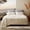 Beige, variant on Sleep Zone Twin Sheets Set - 3 Piece Bedding - Jersey Knit Cooling Sheet Set - Soft and Fade Resistant - Easy Care - Deep Pocket (Twin,White)