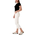 thumbnail image 2 of Seven7 Women's Starlette Crop Stretch Jean, Egret, 2 of 4