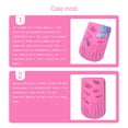 thumbnail image 2 of Matsuzay Silicone Cookie Mold Party Baking Accessories Casting Embossed Pudding Cake Candy Die Festive Decorating Mould Hand-made Type2 NO2, 2 of 6