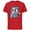 Red, variant on Marvel Spider-Man: Beyond Amazing Split Pose - Short Sleeve Cotton T-Shirt for Adults - Customized-Red