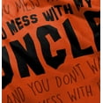 thumbnail image 5 of You Mess With My Uncle Romper Boys or Girls Infant Baby Brisco Brands 18M, 5 of 7
