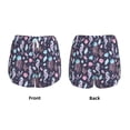 thumbnail image 5 of Picia Watercolor Marine Animals Pattern Women's 2 in 1 Athletic Running Shorts High Waisted Workout Casual Gym Sweat Shorts with Comfy Liner Zipper Pockets-XX-Large, 5 of 9