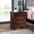 thumbnail image 5 of Louis Philippe 2-Drawer Cappuccino Nightstand (24 in. H X 22 in. W X 16 in. D), 5 of 5