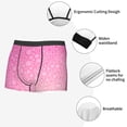 thumbnail image 3 of Yiaed Breast Cancer Pink Ribbons Awareness Print Men's Soft Cotton Boxer Shorts Breathable Boxers Underwear Moisture-Wicking Underwear Stretch Boxer Briefs for Man-Small, 3 of 5