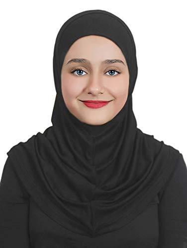Girl's Hijab Cotton 1 piece Amira Headscarf Cotton one Pcs Al amira Hijab 