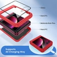 thumbnail image 2 of Motorola Razr Plus (2023) Case, [Built-in Ultra HD Camera Tempered Glass Protective Film], Hard PC Ultra-Thin Anti-Scratches Shockproof Protective Case for Motorola Razr+ 2023 - Red, 2 of 14
