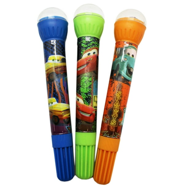 Disney Pixar's Cars Assorted Color/Character Roller Stamp Markers ...