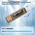 thumbnail image 3 of INLAND Micro Center Super Speed ​​Paquete de 10 unidades de 32 GB USB 3.0/USB3.1 Gen1 Flash Drive Tamaño de goma Memory Stick Unidad de almacenamiento de datos Jump Drive 10 veces más rápido que las u, 3 of 7