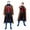 Cosplay(Kids), variant on 2026 New Halloween Spide Cosplay Costume, Mutant‑Style Hero Costume Set, Cosplay Set Includes Jumpsuit with Long Faux‑Leather Trench Coat, Unisex Halloween Outfit, XS
