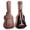 Brown, variant on VEVOR Acoustic Guitar Hard Case, 47.1 Inch, Hard-Shell Protective Travel Carrying Case with Accessory Compartment, Foam Padding, Portable Handle, Shoulder Straps, for 41 Inch Acoustic Guitars, Black