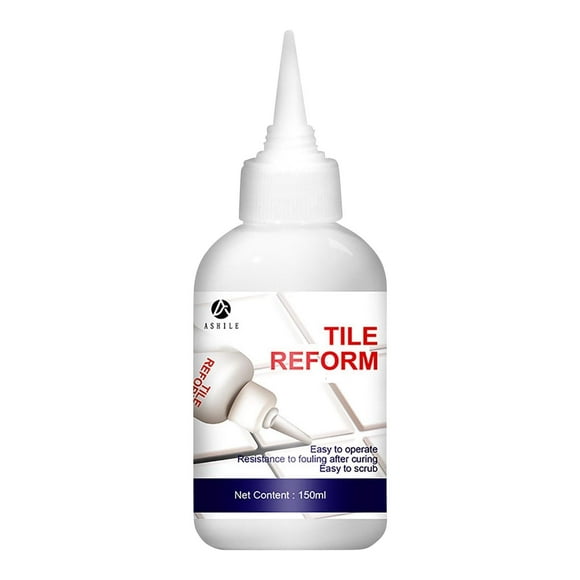 EGNMCR Stylo de Réparation de Sol de Salle de Bain et Carrelage, Agent d'Amélioration à Base d'Eau, Remplisseur Spécial pour la Maison (Argenté 150ml) Trépied Extérieur