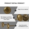 thumbnail image 4 of Raindrops 100pcs Short Thumb Tack Decorative Thumbtacks Brass Iron for Craft Enthusiasts Retro, 4 of 5