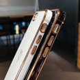 thumbnail image 5 of for iPhone 8 Case iPhone 7 Case iPhone SE Case 2020/2022 Women Girls, Cute Heart Electroplated Design, Full Camera Lens Protective Soft TPU Phone Case for iPhone SE 2020/2022, Black, 5 of 6