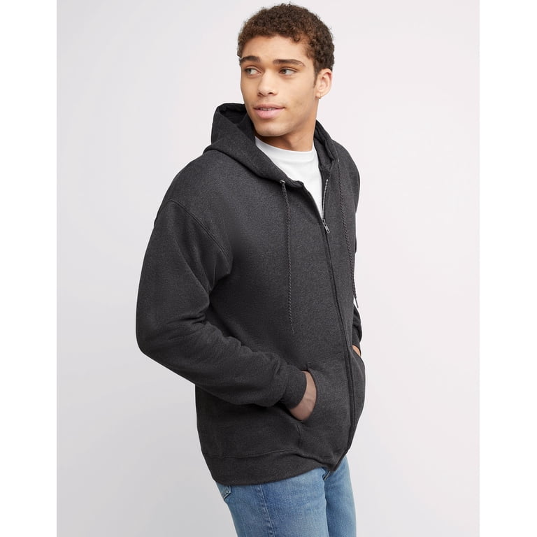 Hanes Ultimate Men's Full-Zip Heavyweight Fleece Hoodie photo 2