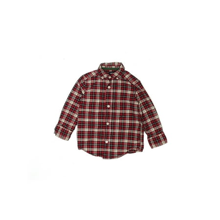 

Pre-Owned Carter s Boy s Size 3T Long Sleeve Button-Down Shirt