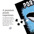 thumbnail image 5 of Lantern Press 1000 Piece Jigsaw Puzzle, Port Angeles, Washington, Orca and Calf, Scratchboard, 5 of 5