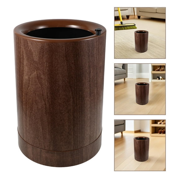 OFFIGAM kitchen trash can with wheels Rectangular Plastic Trash Cans Garbage Recycling For Home 1Pcs