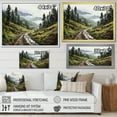 thumbnail image 4 of Designart "Olympic Greenery Forests of Olympic National Park III" Landscapes Floater Framed Wall Art Print, 4 of 7