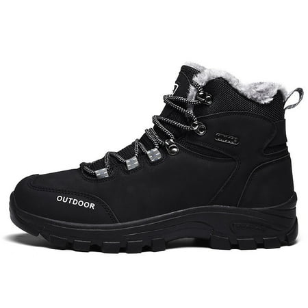 

Men s Sport Hiking Shoes Oversized Fleece High Boots