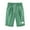 Green(Print), variant on Patlollav Womens Plus Size Shorts Summer Print Five Points Cotton Linen Pants Casual Shorts
