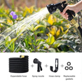 thumbnail image 7 of 75FT Expandable Water Hose – Flexible Lightweight No-Kink Garden Hose for Outdoor Watering, Car Wash, Lawn & Yard with Leakproof Brass Fittings, Durable Expanding Water Hoses, 7 of 7