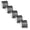 Black 5PCS, variant on WUSUOWEI 18 Roll Whiteboard Pinstripe Tape Thin White Board Pinstripe Tape Dry Erasing Whiteboard Tape forDIY Painting Grid Lines Graphic Marking,3mm Width