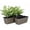 Dark Gray, variant on Planters For Outdoor Plants, 2-Pack Smart Self-watering Planter Pot for Indoor and Outdoor - Red - Round Cone, Red Garden Pots,Abs Indoor Garden Pots