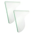 thumbnail image 6 of RENACLIPY Clear Acrylic Bath Tub Drip 1 Pair Splashproof Flat Design Bathroom Accessory, 6 of 8