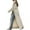 Khaki, variant on Sweater for Women Chunky Knit Open Front Long Cardigan Solid Lapel Knitted With Pocket Fall Sweaters