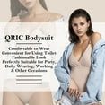 thumbnail image 6 of QRIC Women's Sexy Deep V Neck Body Shaper Hook Thong Shapewear Bodysuit Wireless Tank Tops, 6 of 6