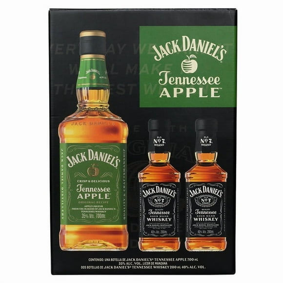 Whisky Jack Daniel's Apple 700 ml + 2 Jack Daniel's Tennessee 200 ml