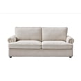 thumbnail image 2 of US Pride Furniture Viviana 76" W Polyester Cushion Back Sofa Bed, Ivory, 2 of 5