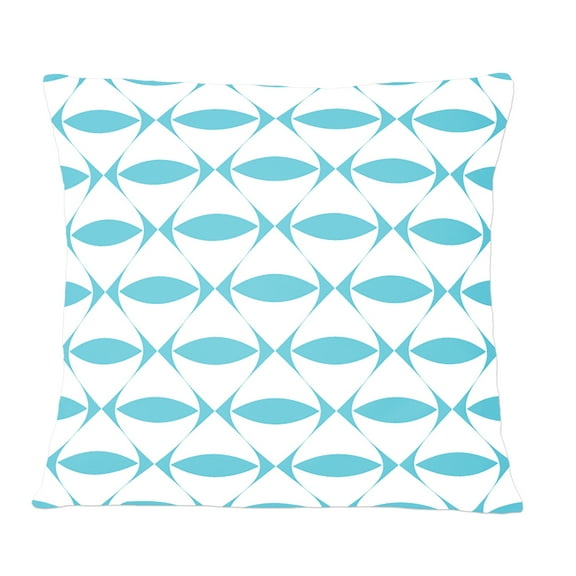 Designart Abstract Retro Geometrical Design III' Mid-Century Modern Throw Pillow - 12x20