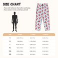thumbnail image 3 of Balery Cartoon Lobsters 1 Pantalones de pijama para mujer, pijamas ultraligeros, pantalones de estar por casa-Large, 3 of 6