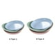 thumbnail image 3 of Inteprter Platos de plástico de 4 Uds., de postre de escritorio de Color puro, bandeja de cena de salsa de postre de fruta moderna ligera Mostrada 4 piezas/25 cm/caja de paquete Inteprter HA066472-02, 3 of 6