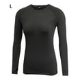 thumbnail image 3 of Guardurnaity Camiseta Base Ropa interior térmica Secado rápido Manga larga Tops cálidos Camiseta transpirable Ropa térmica Ropa deportiva para invierno Prendas para la parte del cuerpo Negro L Guardurnaity AP013225-13, 3 of 6