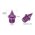 thumbnail image 2 of Track Spikes 1/4 Inch Carbon Steel Lightweight for Sprint Track Shoes, Purple, 5 Pieces, 2 of 6