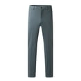 thumbnail image 5 of YOTMKGDO Work Pants for Men, Dress Pants Men, Male Casual Solid Slim Suit Pants Zipper Fly Pocket Straight Pants Trousers, Grey 34, 5 of 6