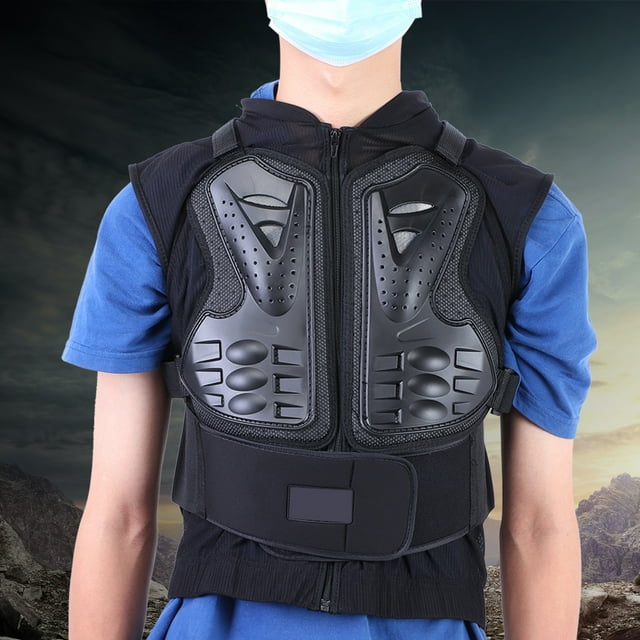 Motorcycle Vest Riding Body Protector Motorcycle Sleeveless Vest Breathable Spine Chest Back Protection For Riding Outdoor SportsM