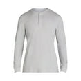thumbnail image 3 of George Men’s & Big Men’s Thermal Henley Shirt with Long Sleeves, Sizes XS-3XLT, 3 of 5