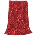 thumbnail image 2 of Balery Red Glitter Manta de Felpa Suave y Acogedora – Cobija de Franela Aterciopelada para Cama, Lavable y Cálida para Sofá, Mascotas, Transpirable-40"x30", 2 of 7