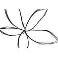 thumbnail image 2 of Uplusmestudio 18x13 White Modern Wood Framed Museum Art Print Titled - Simple Flower, 2 of 4